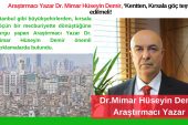 Araştırmacı Yazar Dr. Mimar Hüseyin Demir, ‘Kentten, Kırsala göç teşvik edilmeli!